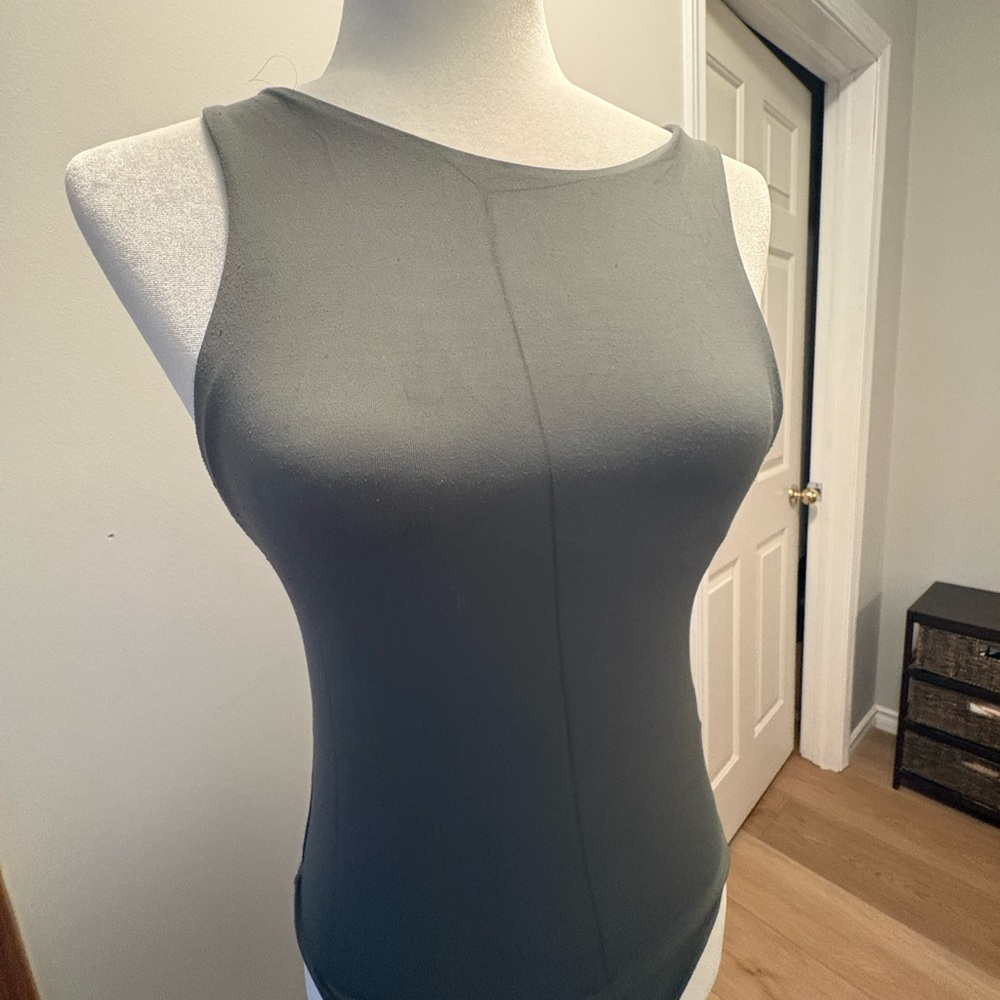 Zara bodysuit green